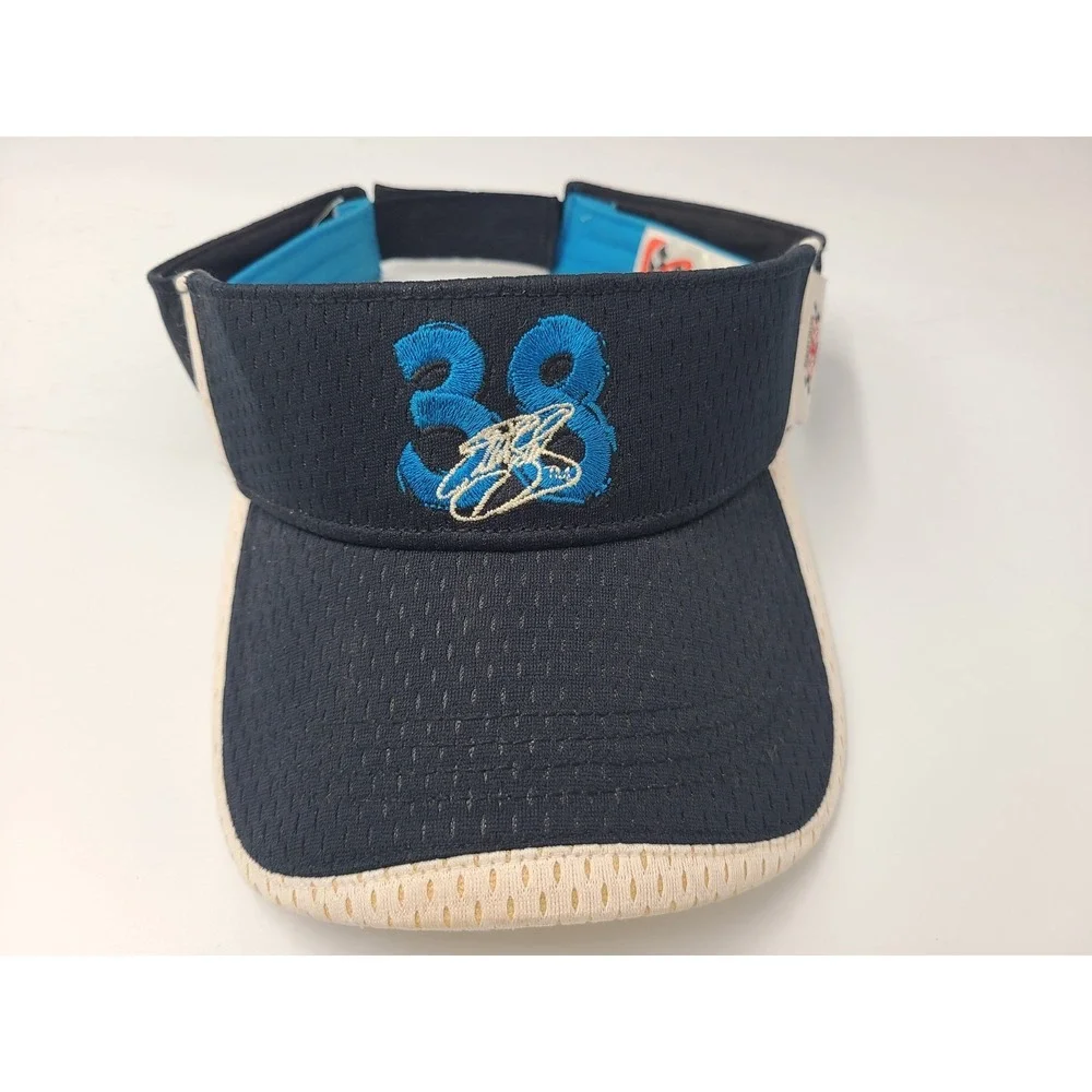 Vintage Elliott Sadler #38 M&Ms‎ Chase Sun Golf Visor Adjustable Hat Cap NASCAR